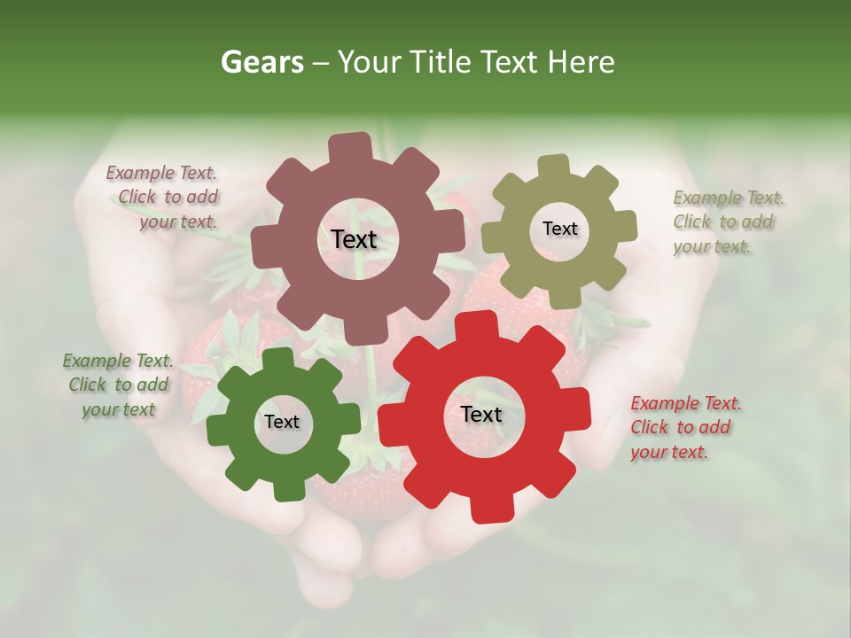 Growth Monoculture Fruit PowerPoint Template