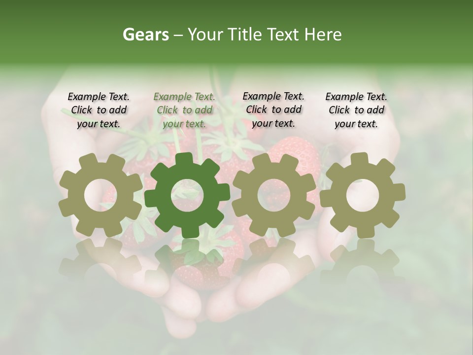 Growth Monoculture Fruit PowerPoint Template