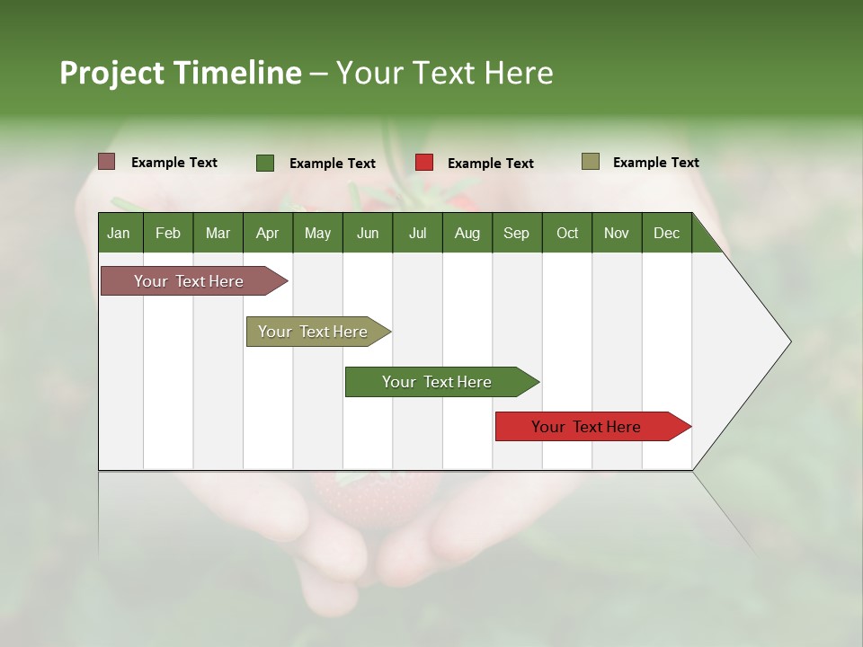 Growth Monoculture Fruit PowerPoint Template