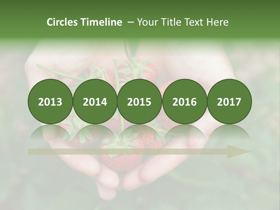 Growth Monoculture Fruit PowerPoint Template