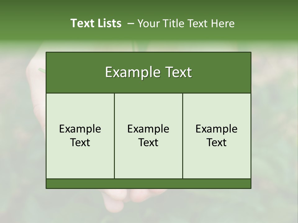 Growth Monoculture Fruit PowerPoint Template