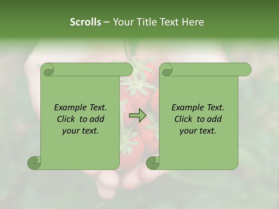 Growth Monoculture Fruit PowerPoint Template