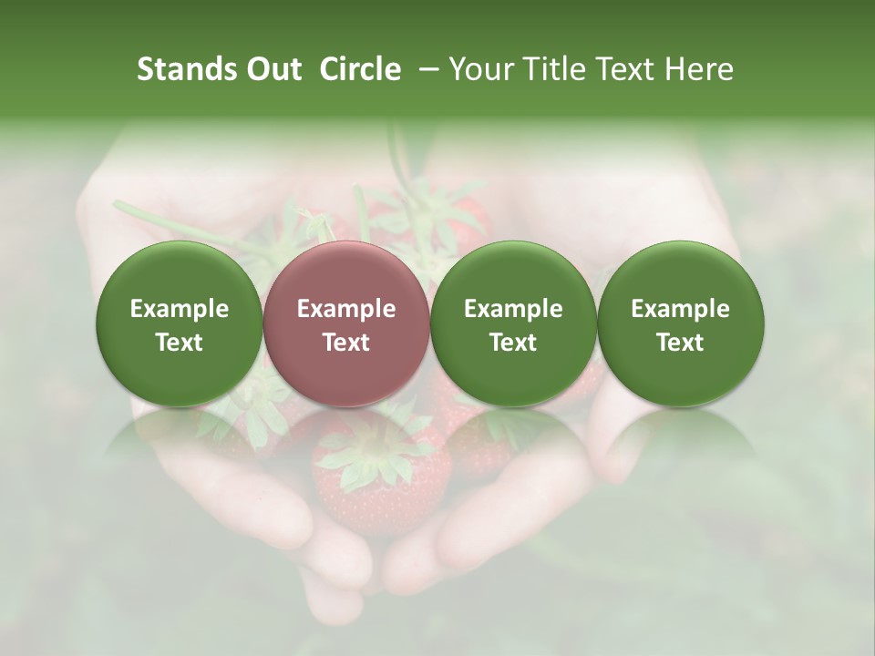 Growth Monoculture Fruit PowerPoint Template