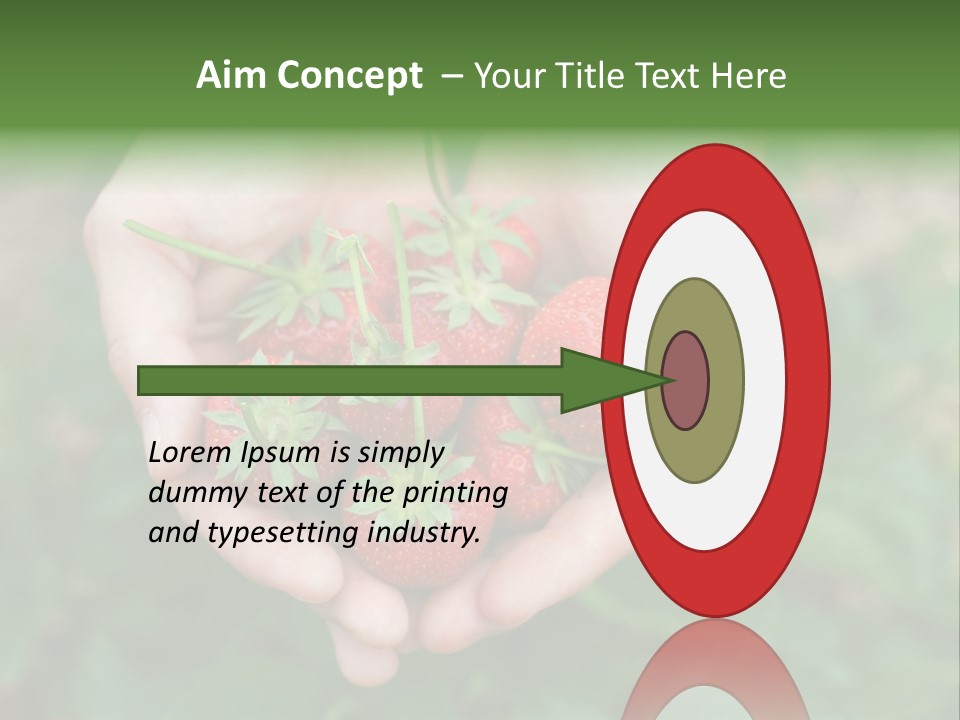 Growth Monoculture Fruit PowerPoint Template