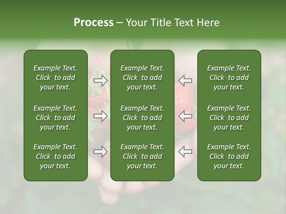 Growth Monoculture Fruit PowerPoint Template