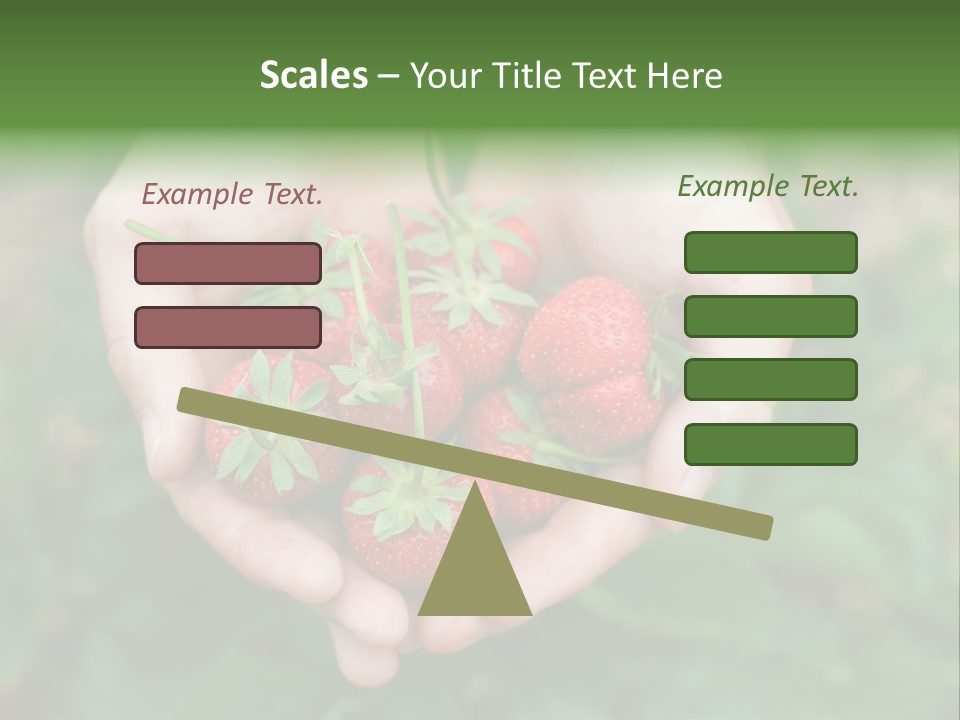 Growth Monoculture Fruit PowerPoint Template
