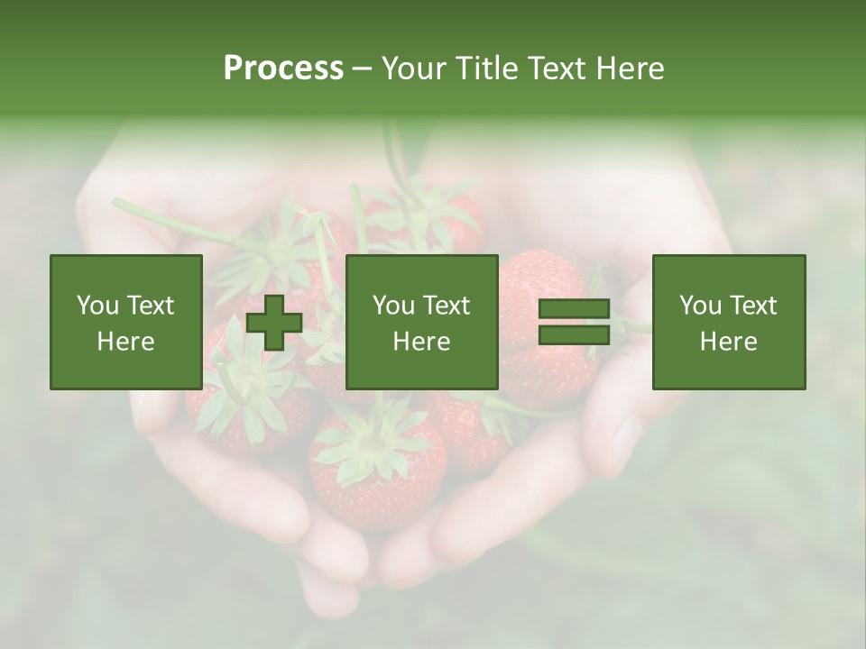 Growth Monoculture Fruit PowerPoint Template