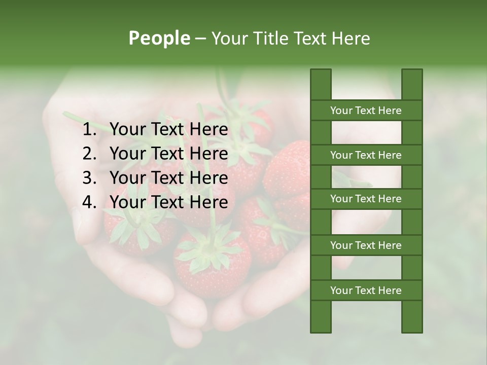 Growth Monoculture Fruit PowerPoint Template