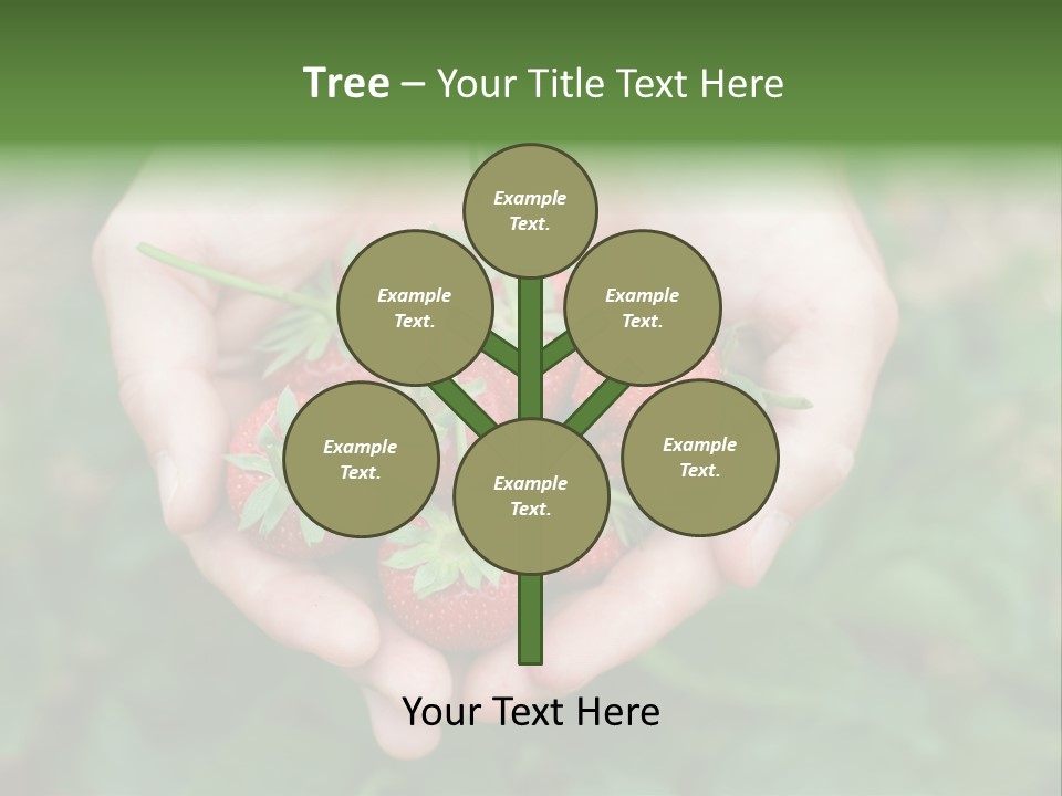 Growth Monoculture Fruit PowerPoint Template