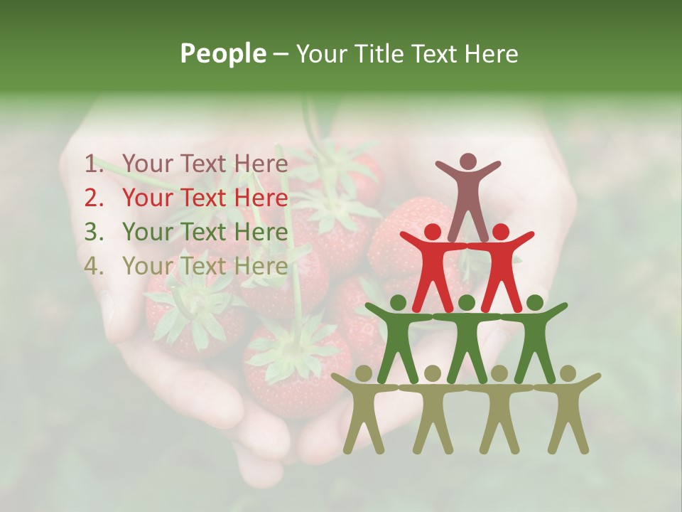 Growth Monoculture Fruit PowerPoint Template