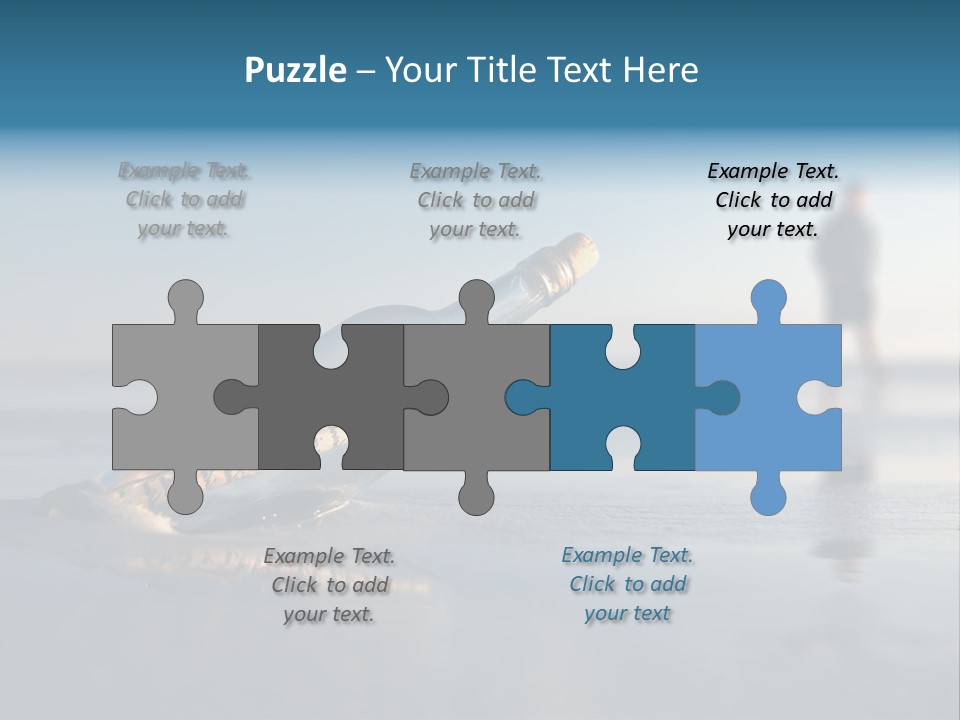 Message Bottle Nobody PowerPoint Template