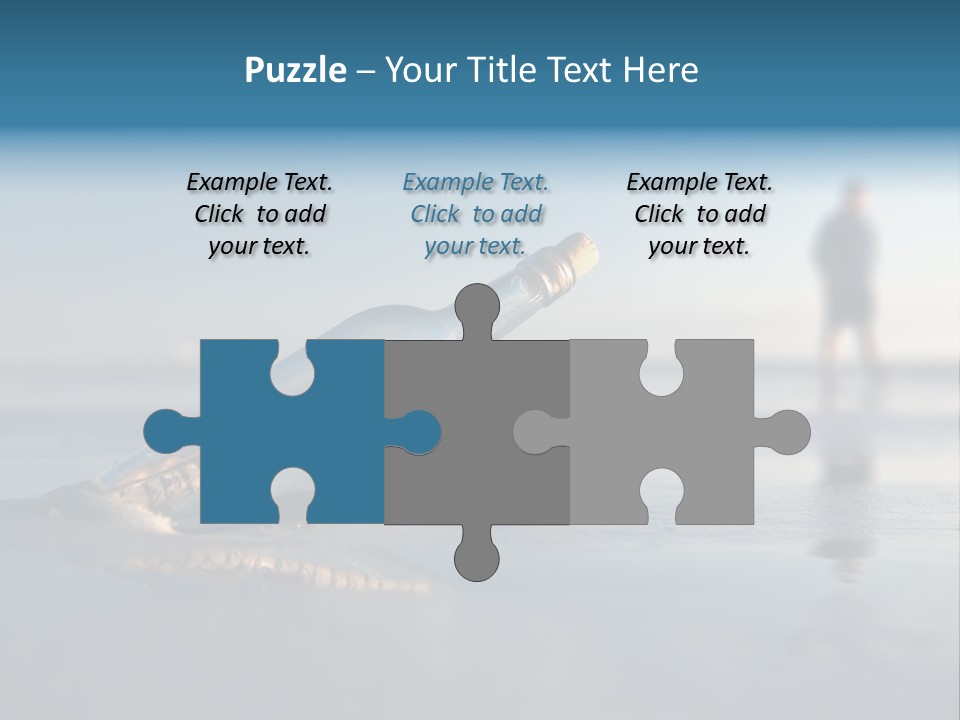 Message Bottle Nobody PowerPoint Template