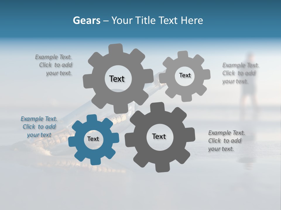 Message Bottle Nobody PowerPoint Template