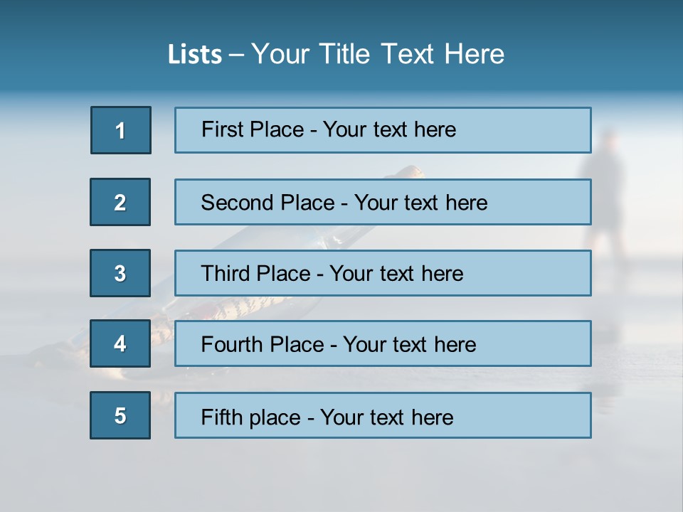 Message Bottle Nobody PowerPoint Template