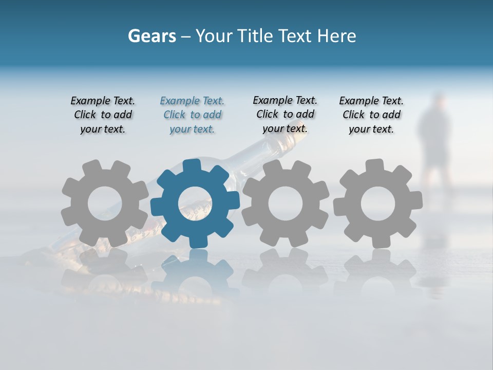 Message Bottle Nobody PowerPoint Template