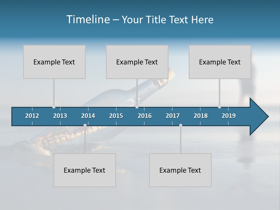 Message Bottle Nobody PowerPoint Template