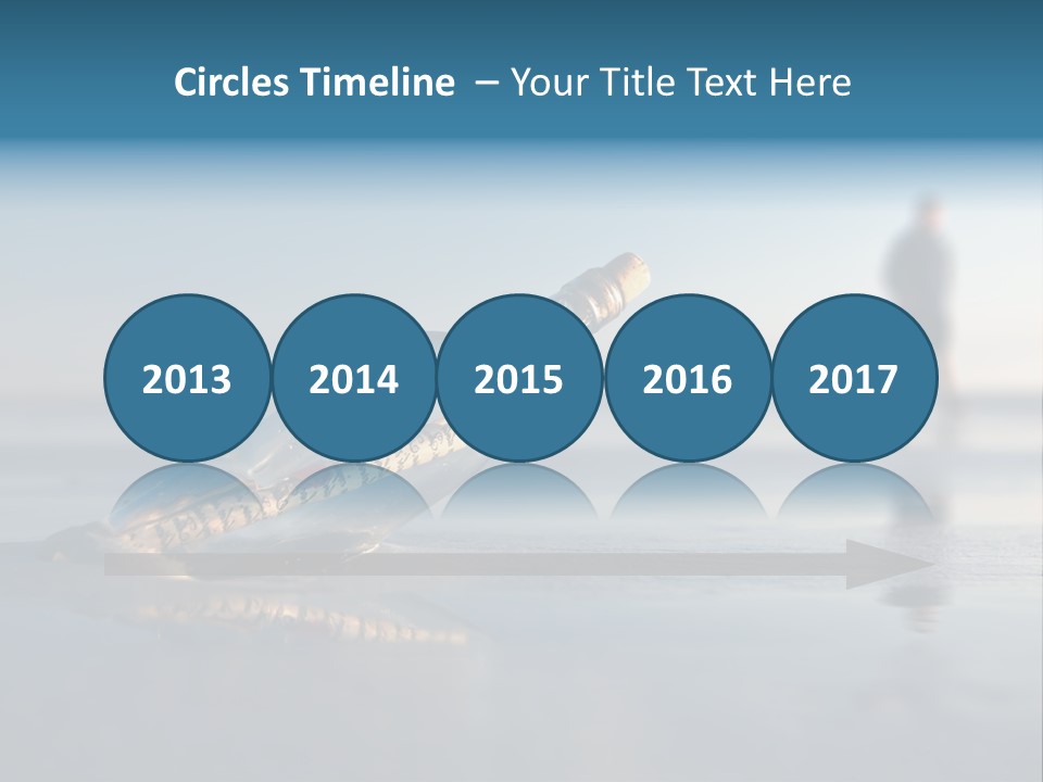 Message Bottle Nobody PowerPoint Template