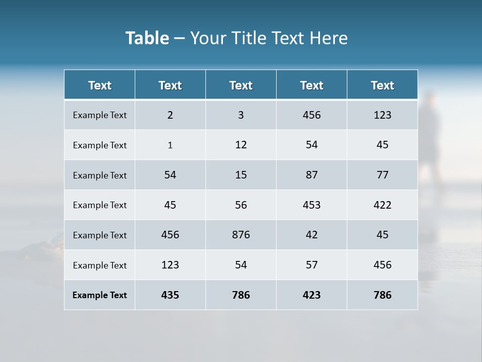Message Bottle Nobody PowerPoint Template