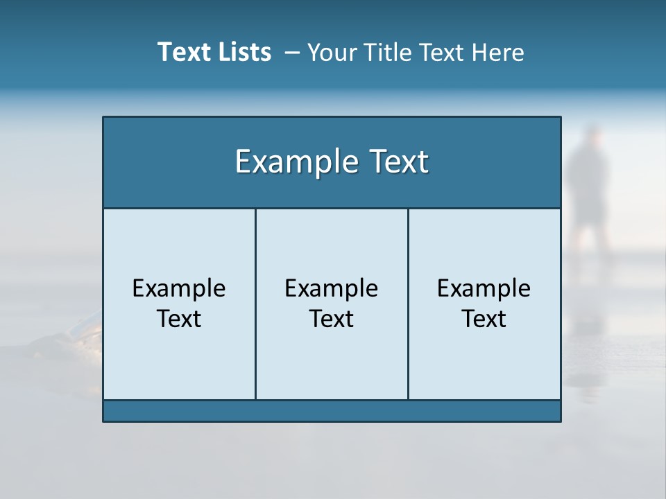 Message Bottle Nobody PowerPoint Template