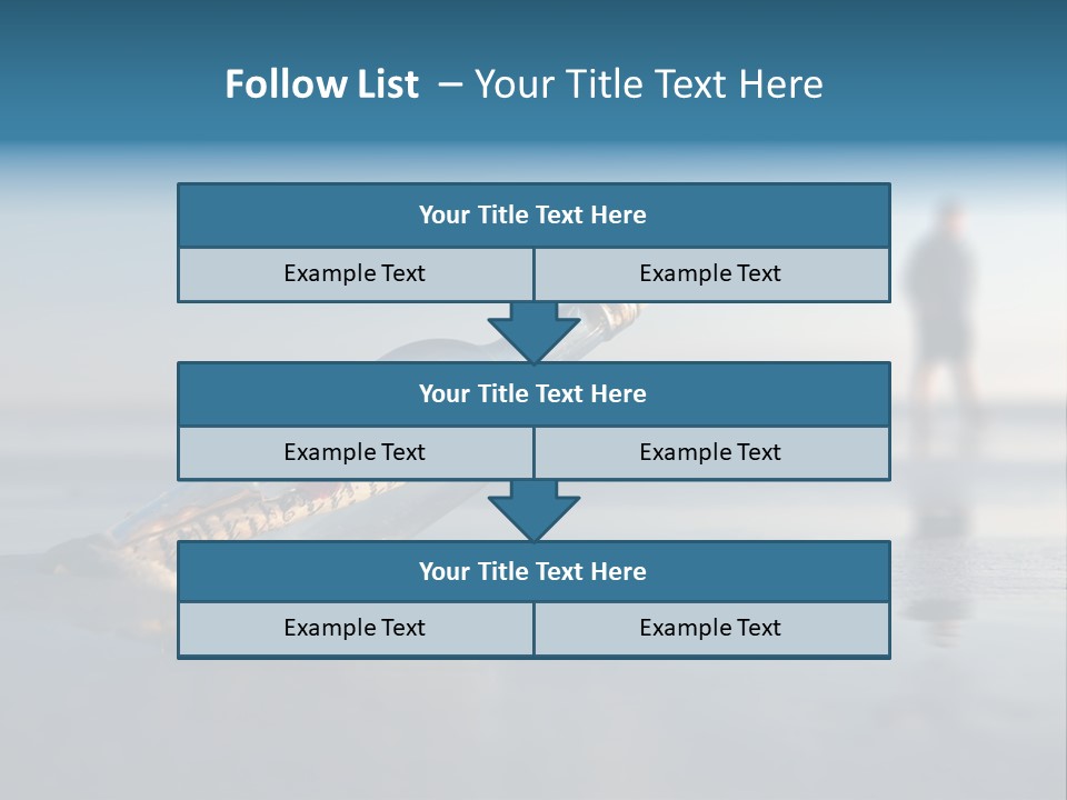 Message Bottle Nobody PowerPoint Template