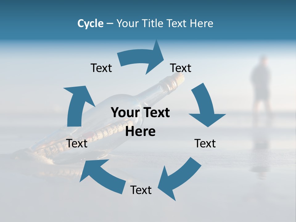 Message Bottle Nobody PowerPoint Template