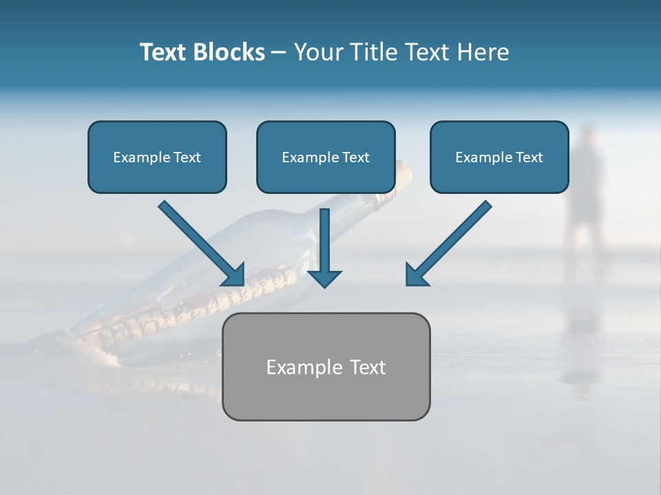 Message Bottle Nobody PowerPoint Template