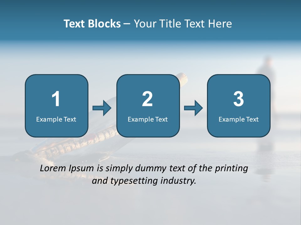 Message Bottle Nobody PowerPoint Template