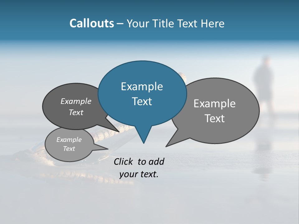 Message Bottle Nobody PowerPoint Template