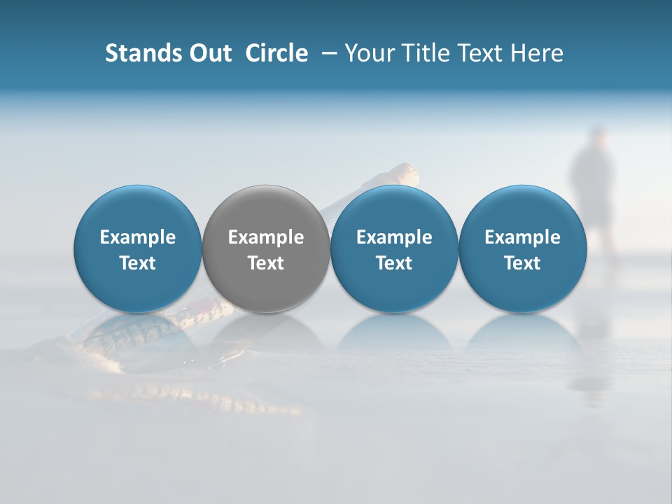 Message Bottle Nobody PowerPoint Template