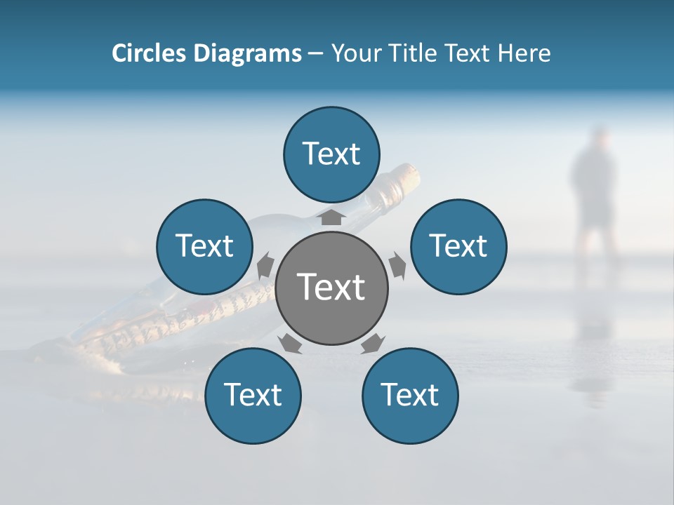 Message Bottle Nobody PowerPoint Template