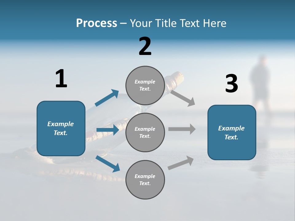 Message Bottle Nobody PowerPoint Template