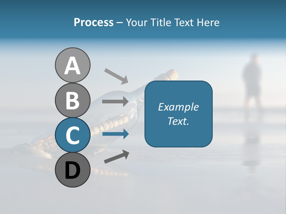 Message Bottle Nobody PowerPoint Template