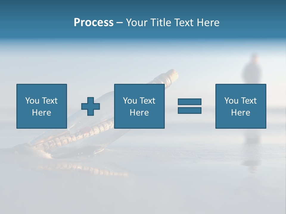 Message Bottle Nobody PowerPoint Template