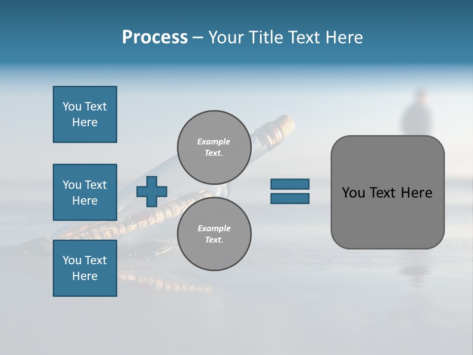 Message Bottle Nobody PowerPoint Template
