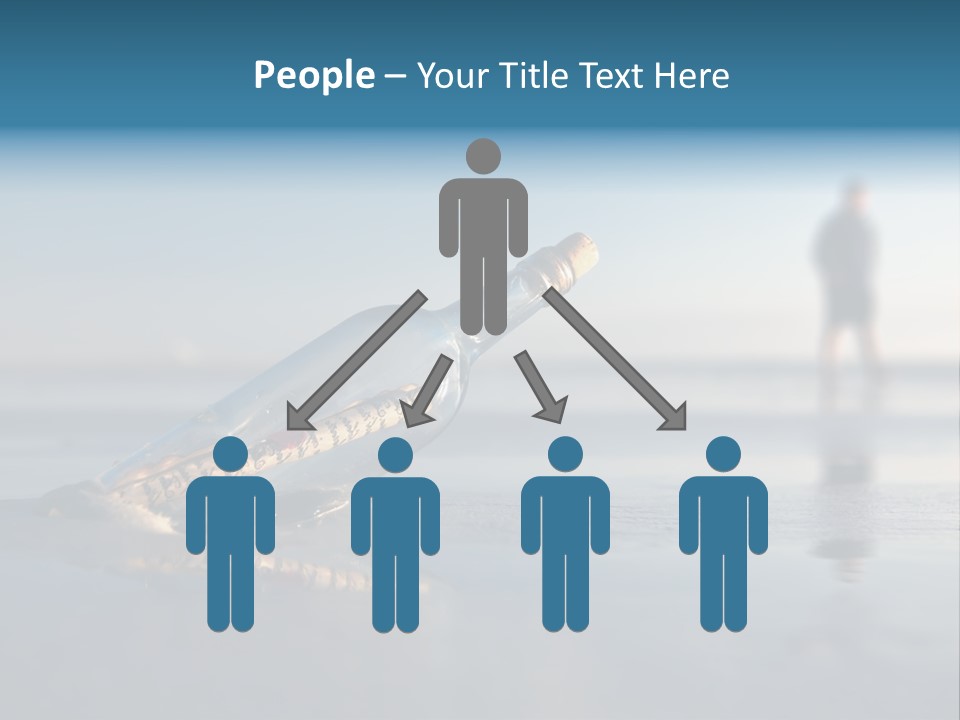 Message Bottle Nobody PowerPoint Template
