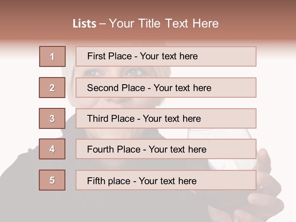 Adult Beauty Enjoyment PowerPoint Template