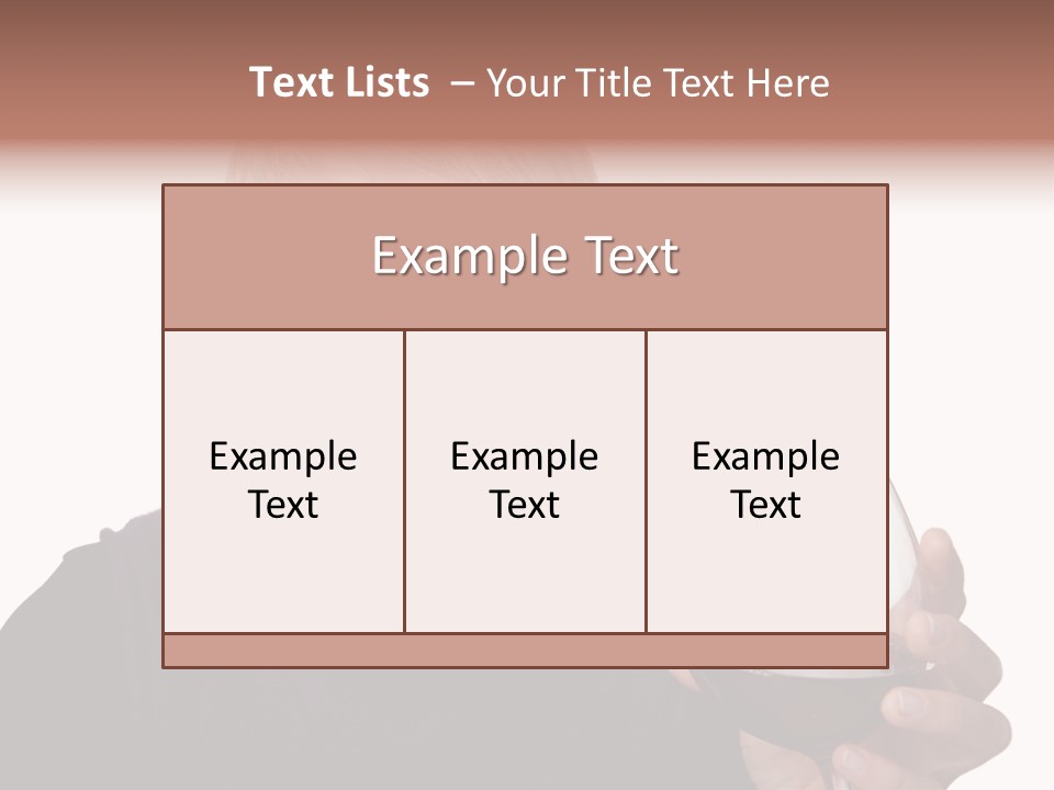 Adult Beauty Enjoyment PowerPoint Template
