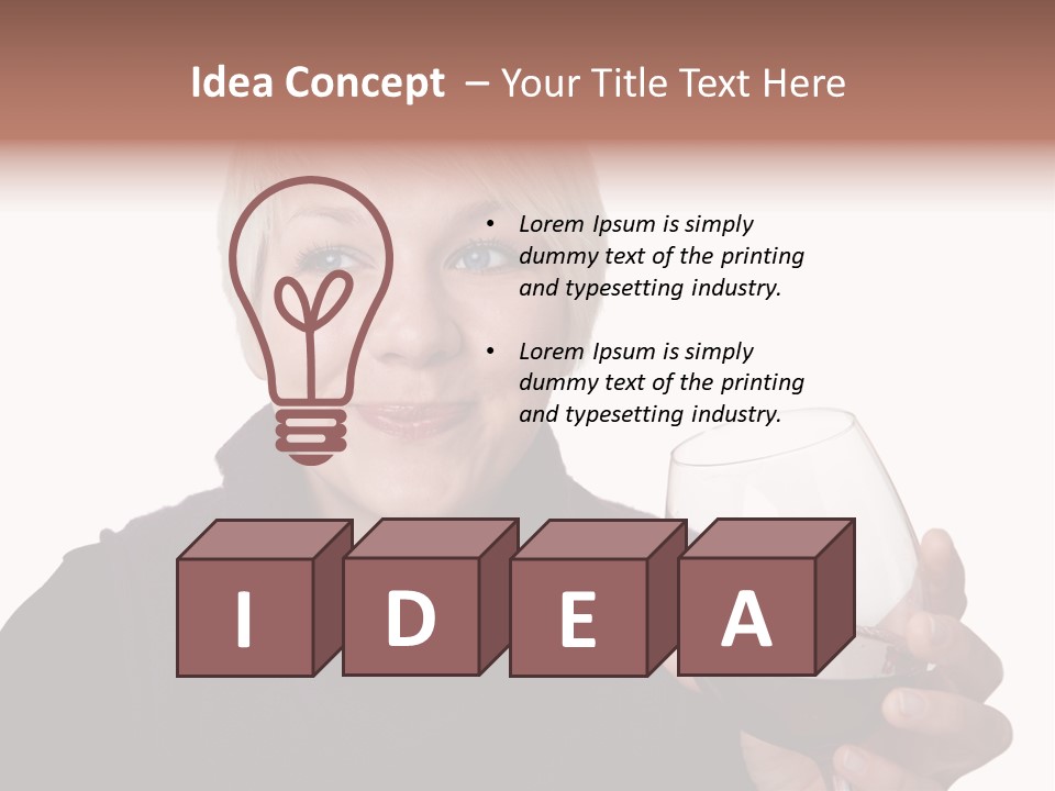 Adult Beauty Enjoyment PowerPoint Template