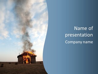 Red Rural Structure PowerPoint Template