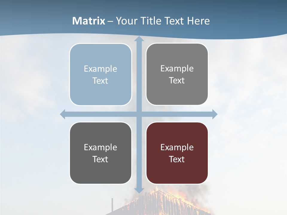 Red Rural Structure PowerPoint Template