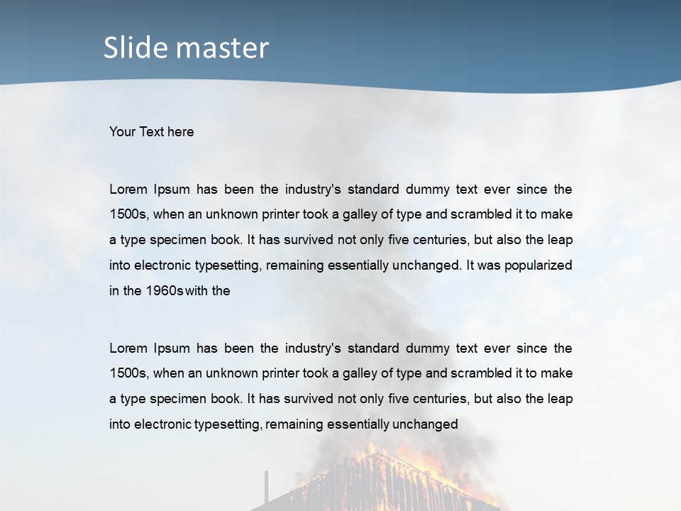 Red Rural Structure PowerPoint Template