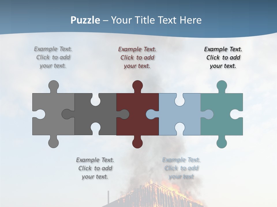 Red Rural Structure PowerPoint Template