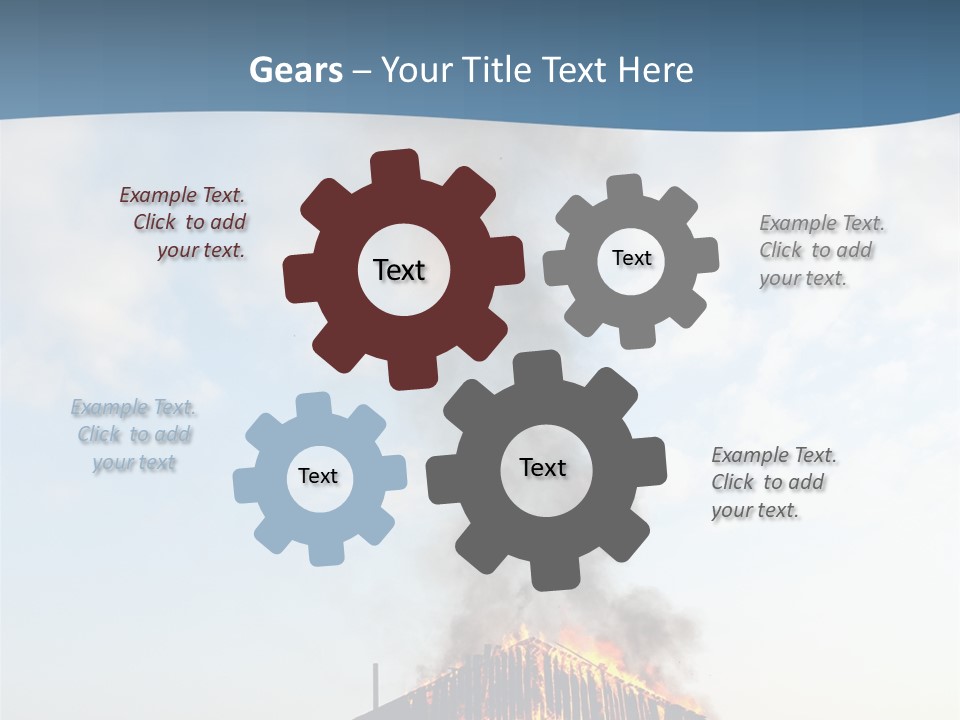 Red Rural Structure PowerPoint Template