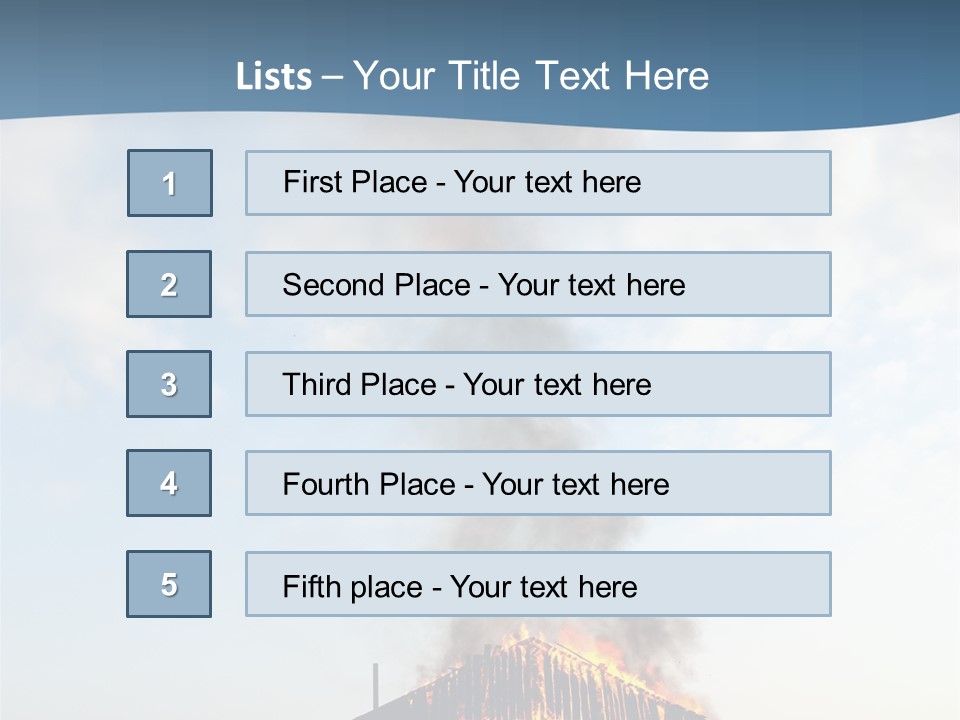 Red Rural Structure PowerPoint Template