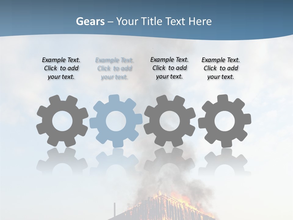 Red Rural Structure PowerPoint Template