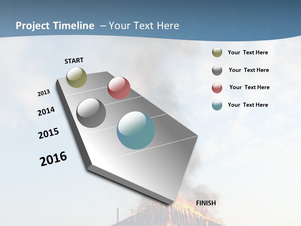 Red Rural Structure PowerPoint Template