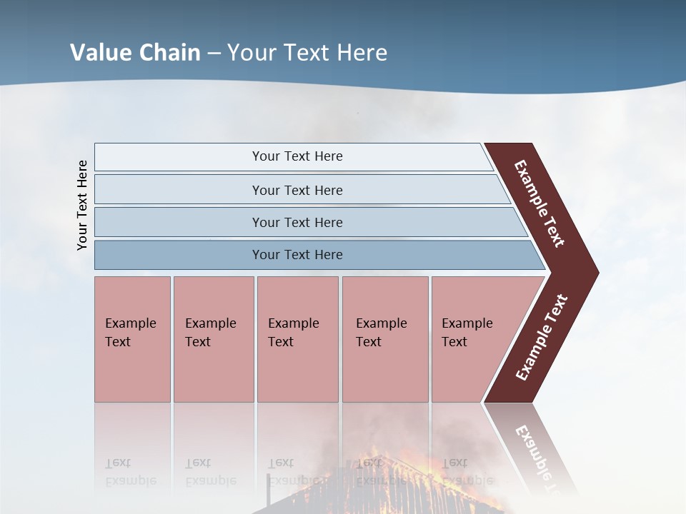 Red Rural Structure PowerPoint Template