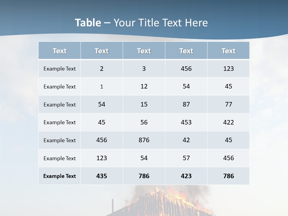 Red Rural Structure PowerPoint Template