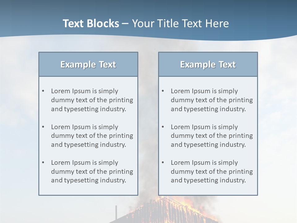 Red Rural Structure PowerPoint Template