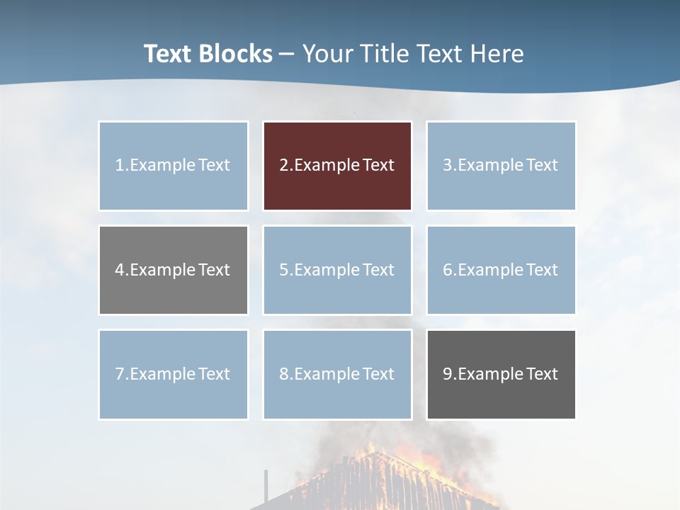 Red Rural Structure PowerPoint Template